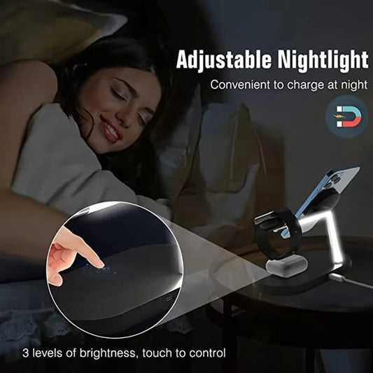 Pod Zenith 3-in-1 Magnetic Wireless Charger Stand